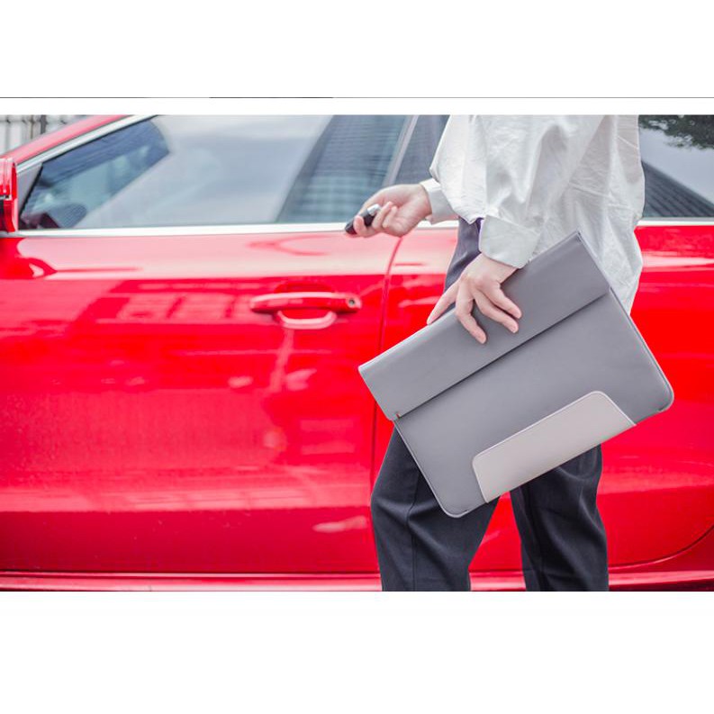 Túi da đựng laptop RollPark cho Macbook 13inch | BigBuy360 - bigbuy360.vn