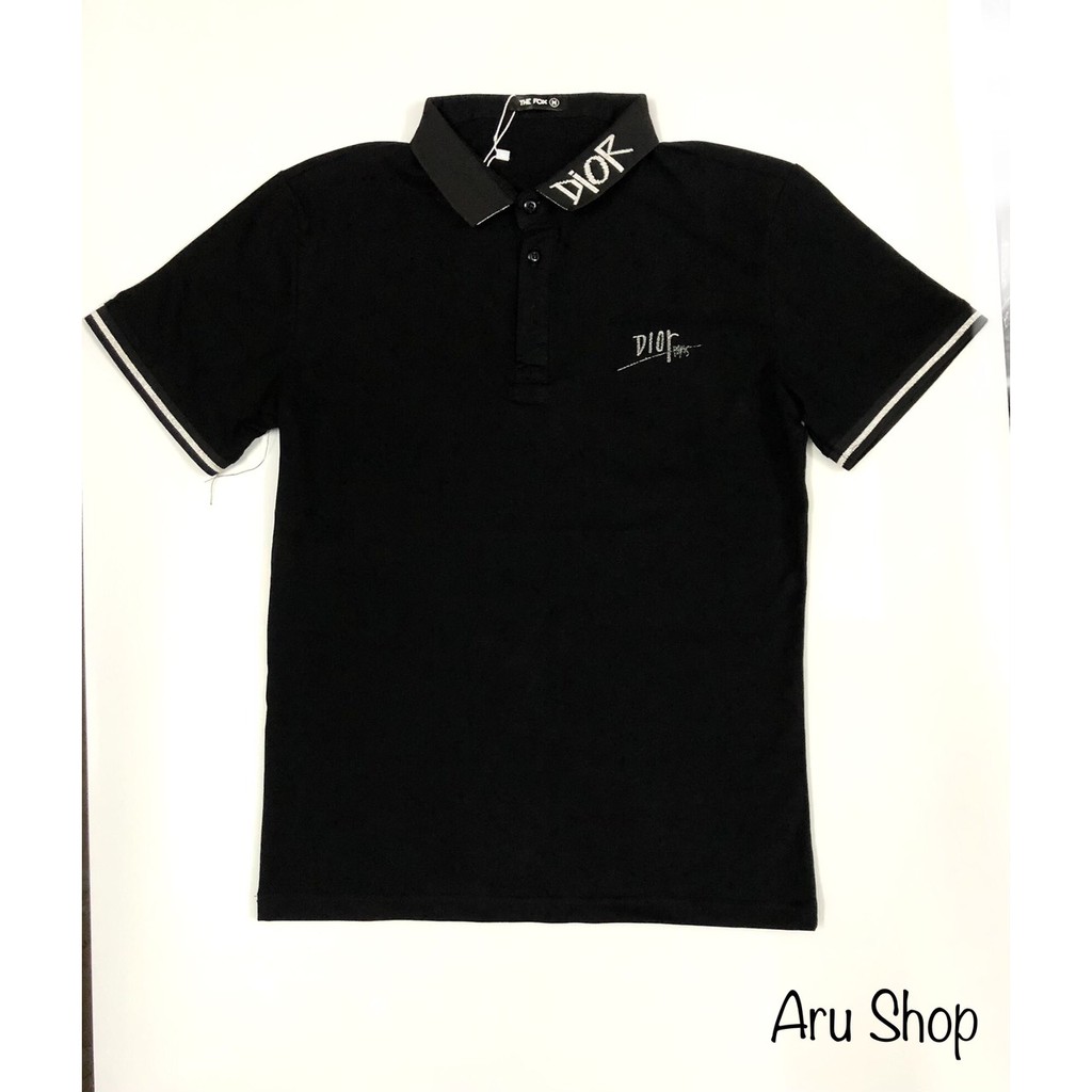 áo polo Nam Nữ, Áo thun nam cổ bẻ thời trang vải cotton -  Aru Shop