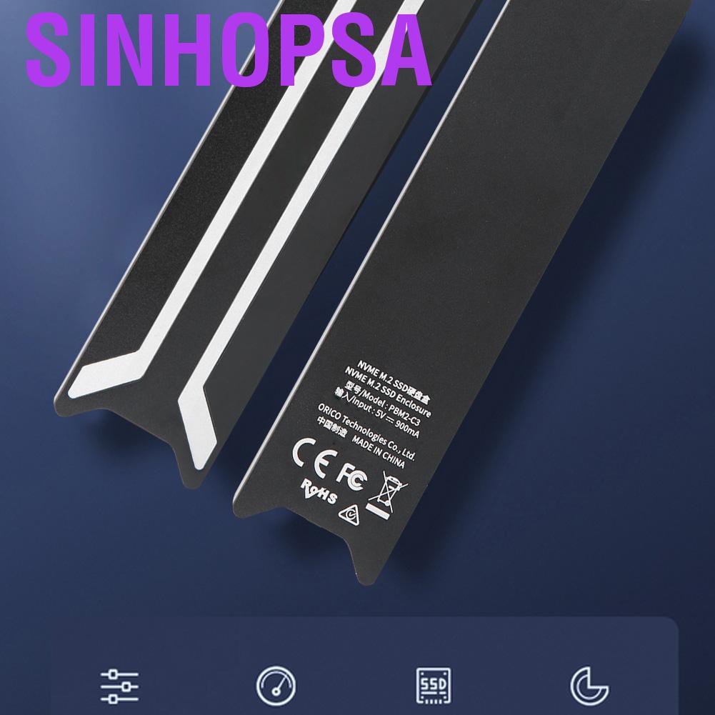 ORICO Ổ Cứng Sinhopsa Pbm2-C3 M.2 Nvme 10gbps Hdd Ssd Usb3.1 Type-C3.1 2tb Cho Desktop