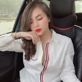 ÁO SƠ MI PHỐI SỌC CỘT NƠ