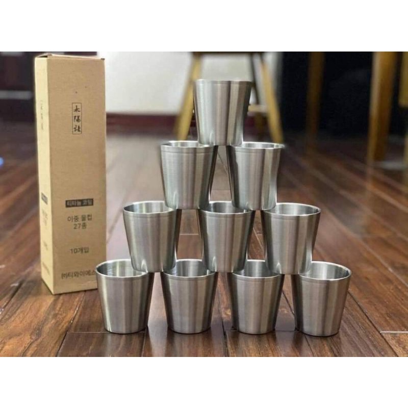 1 ly inox hàn quốc 150ml..