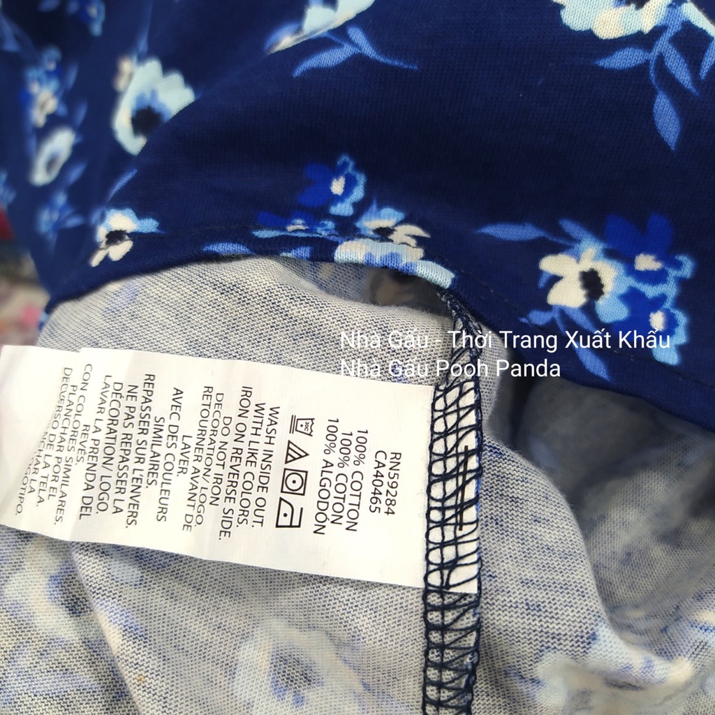 Đầm hai dây xanh hoa size đại  BG2261