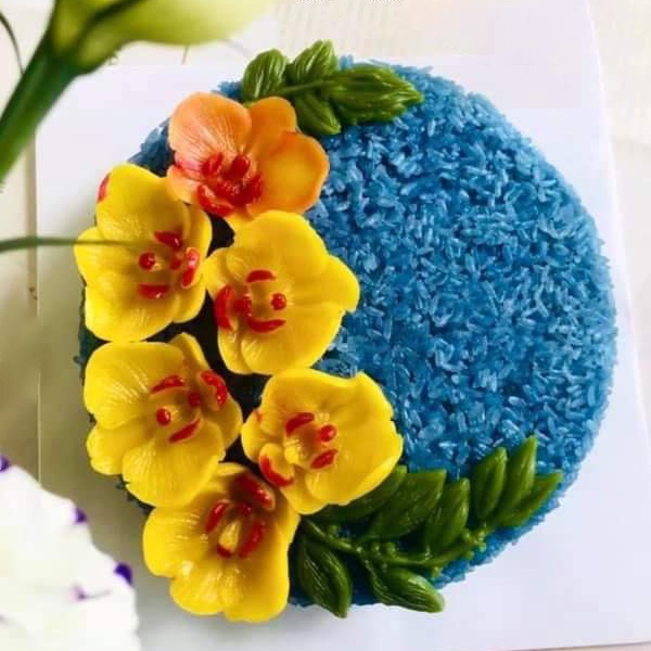 Khuôn silicon hoa Lan Hồ Điệp làm bánh rau câu 4D