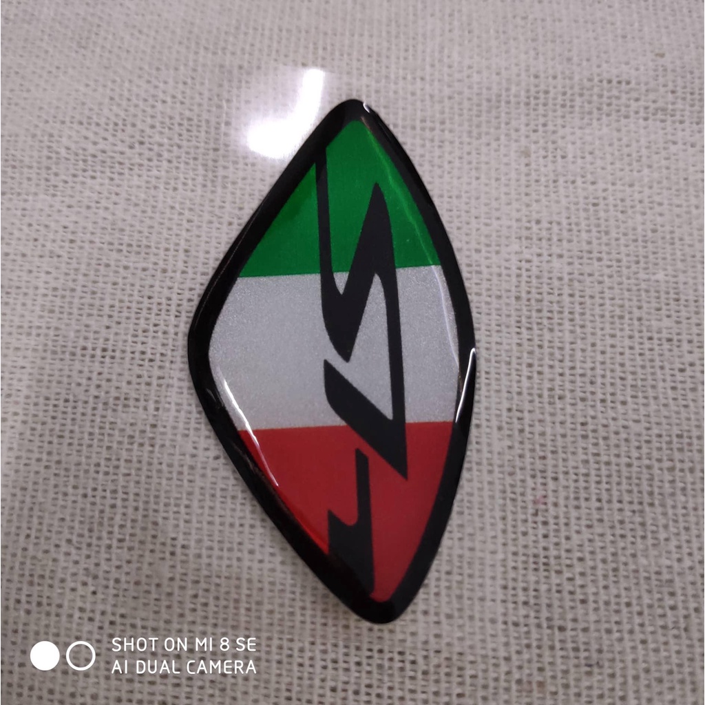 TEM LOGO CHỮ SH TRANG TRÍ XE (MÀU CỜ NƯỚC Ý) Ảnh thật Sp