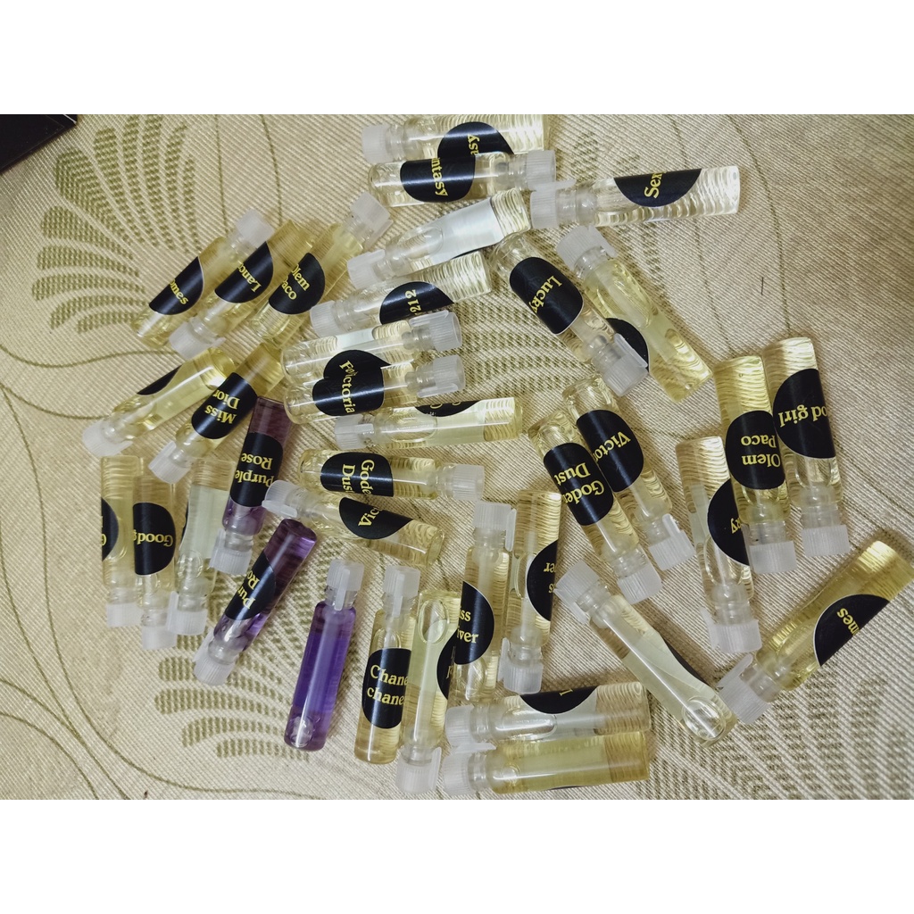 Tinh dầu nước hoa Dubai chai test / vial 1ml dạng chấm/ hương thơm ngọt ngào, quyến rũ, sang trọng, nhẹ nhàng, quý phái