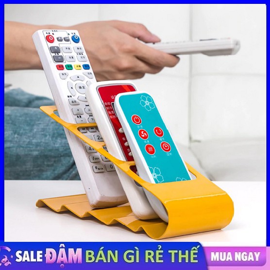 Kệ để remote tiện lợi - Kệ để remote nhiều ngăn nhỏ gọn cho phòng khách