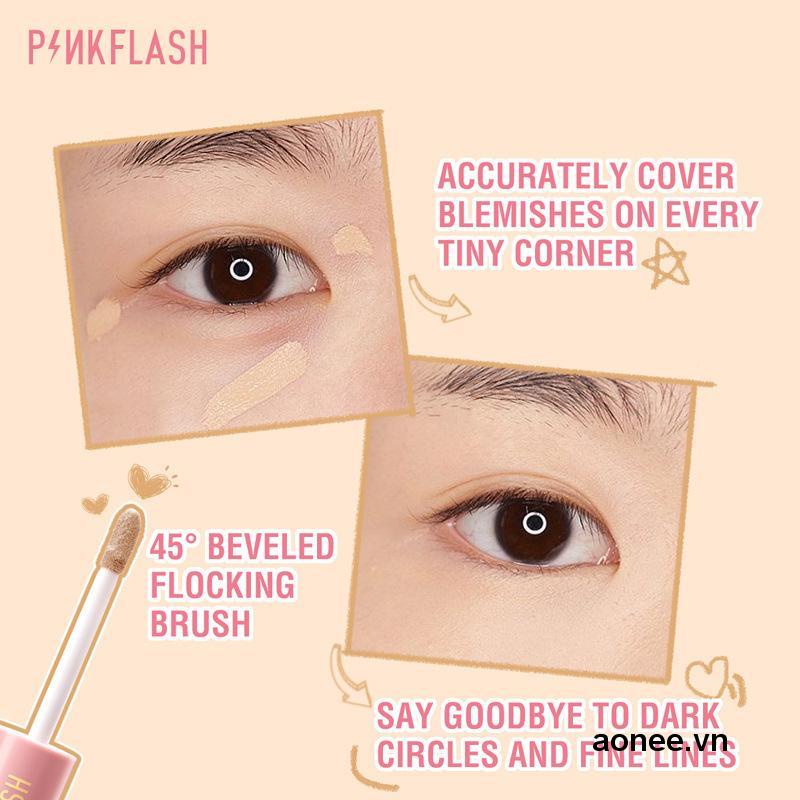 ✨✨Kem che khuyết điểm PINKFLASH 30g lâu trơi kháng nước không vón cục độ che phủ hoàn hảo