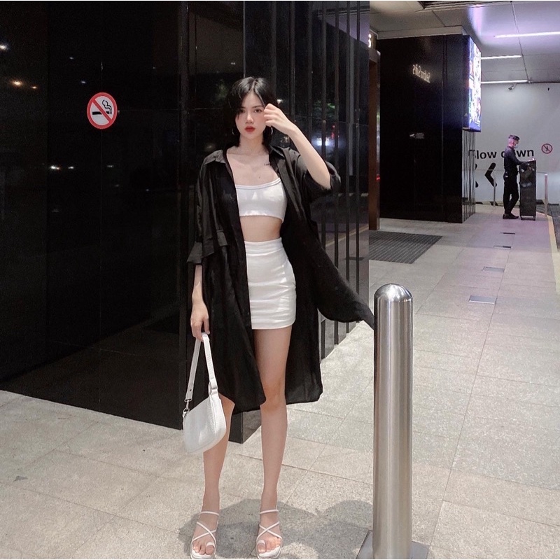 POCKET SHIRT - SƠ MI DÁNG DÀI FORM RỘNG