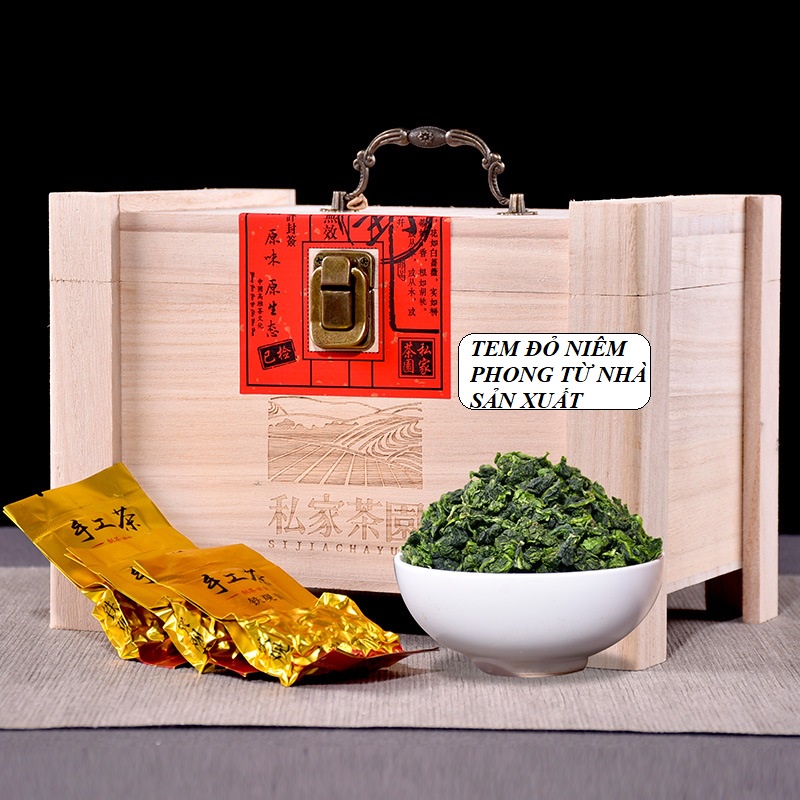 Trà Thiết Quan Âm Loại Thượng Cấp (500 gram đóng Thùng Gỗ có niêm phong)