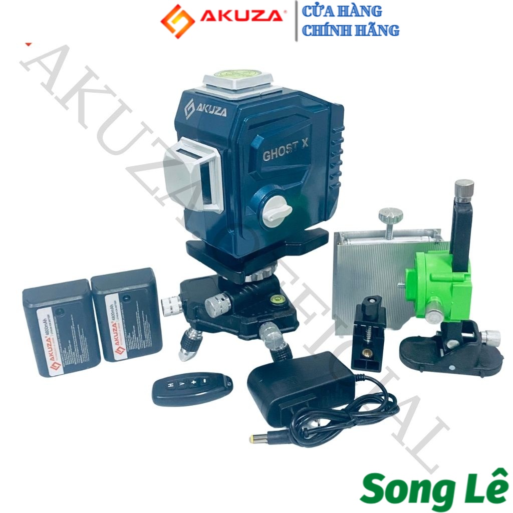 [HCM] MÁY CÂN BẰNG LASER AKUZA AK-GHOST X - MÁY CÂN MỰC, BẮN CỐT, ĐÁNH THĂNG BẰNG LAZE 12 TIA XANH - HÀNG CHÍNH HÃNG