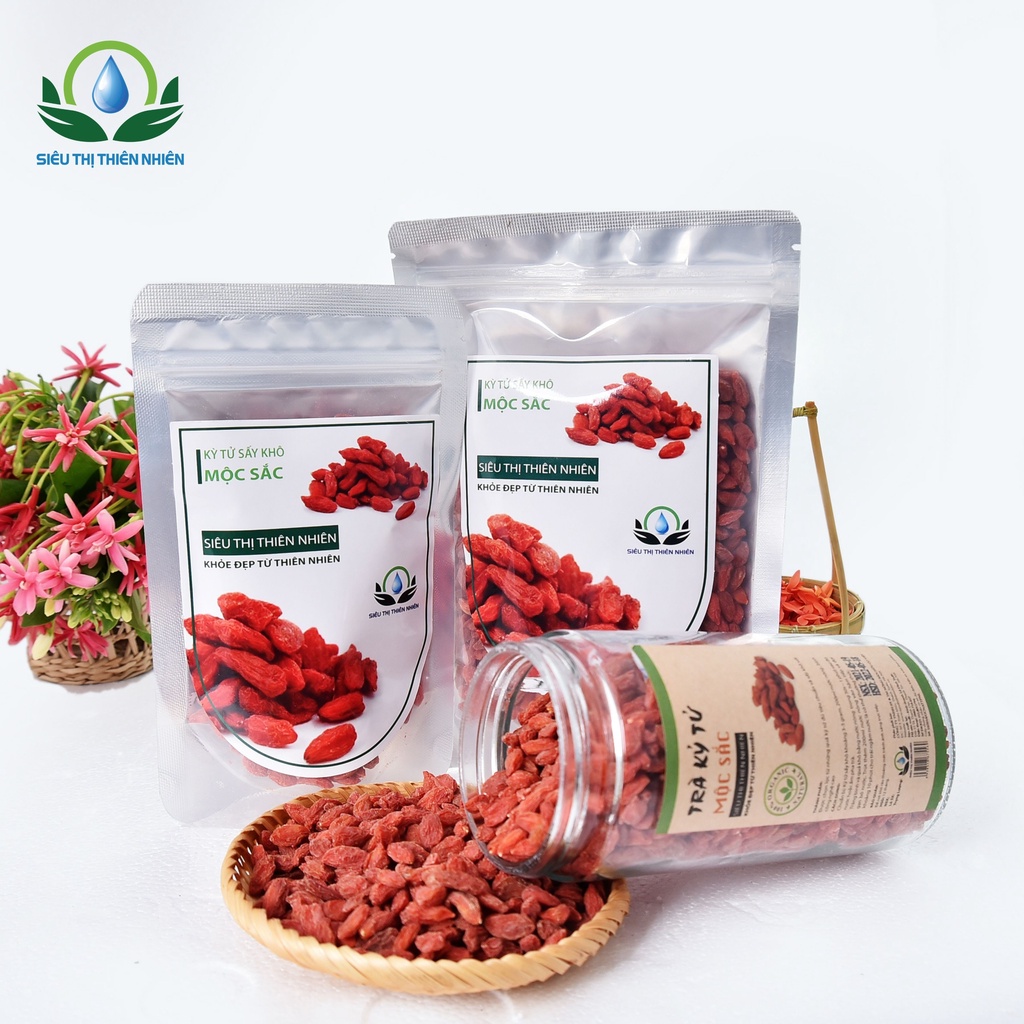 Combo Trà Táo Đỏ, Kỷ Tử Sấy Khô SIÊU THỊ THIÊN NHIÊN Giúp Lợi Khuẩn Đường Ruột Và Cải Thiện Miễn Dịch
