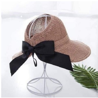 mũ cói hở nửa đầu cho nữ nhiều mẫu rất xinh (MS02)