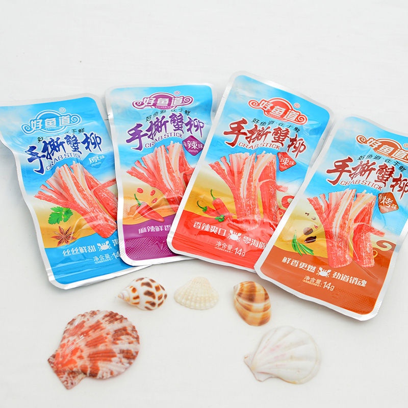 1 gói thanh cua ăn liền vị hải sản