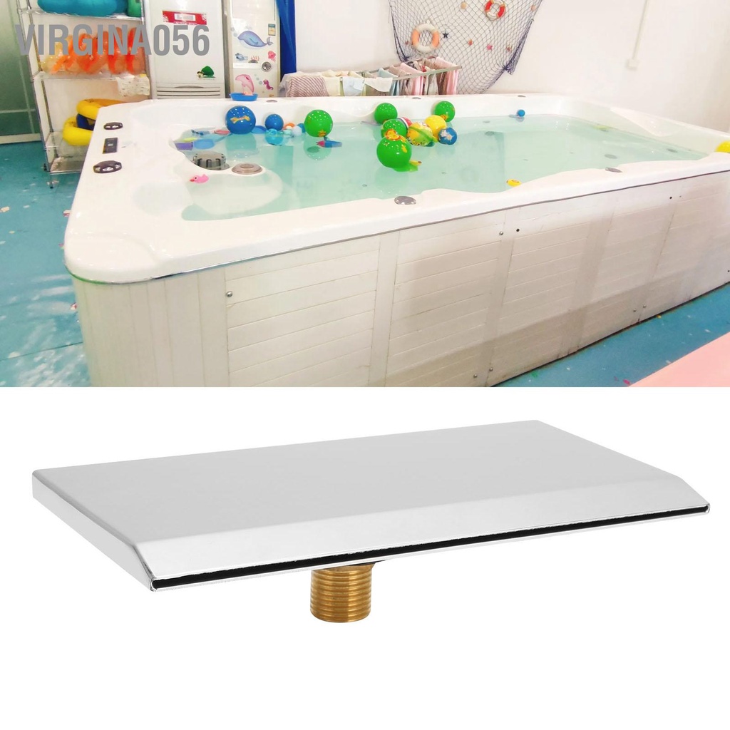Có thể bán buôn Vòi phun thác nước G1 / 2 Chủ đề bên ngoài SPA Phòng tắm Hồ bơi Bể Bạc Treo tường Đầu Virgina056 Hàng giao ngay