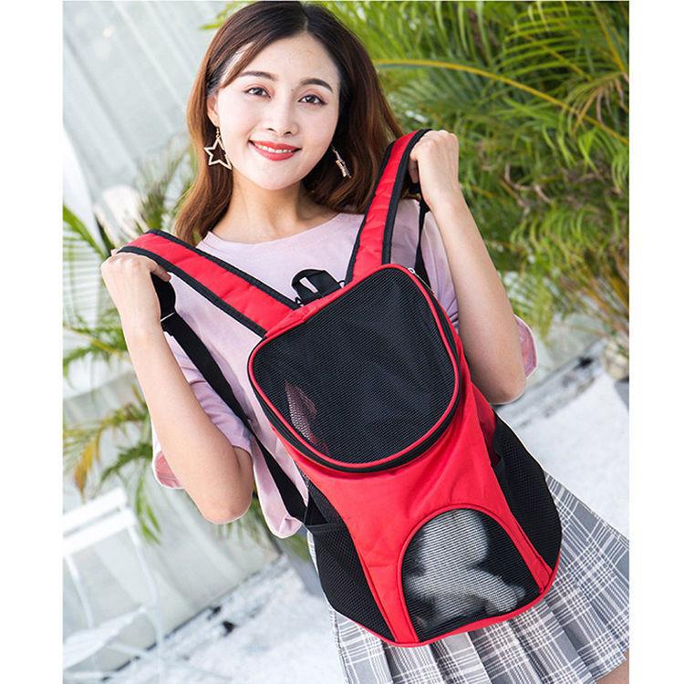 Hàng Sẵn Balo đựng chó mèo thoáng khí chống sốc có thể gập lại với tay cầm【Tennessee052】
