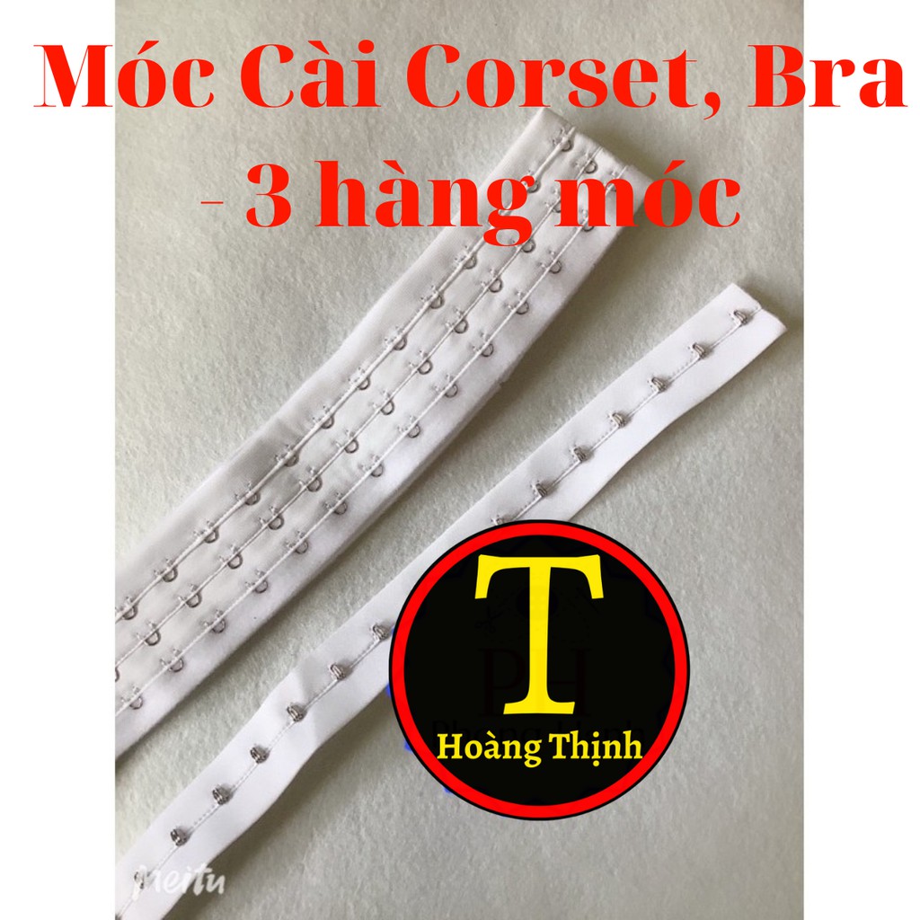 Móc Cài Corset, Bra - 3 hàng móc