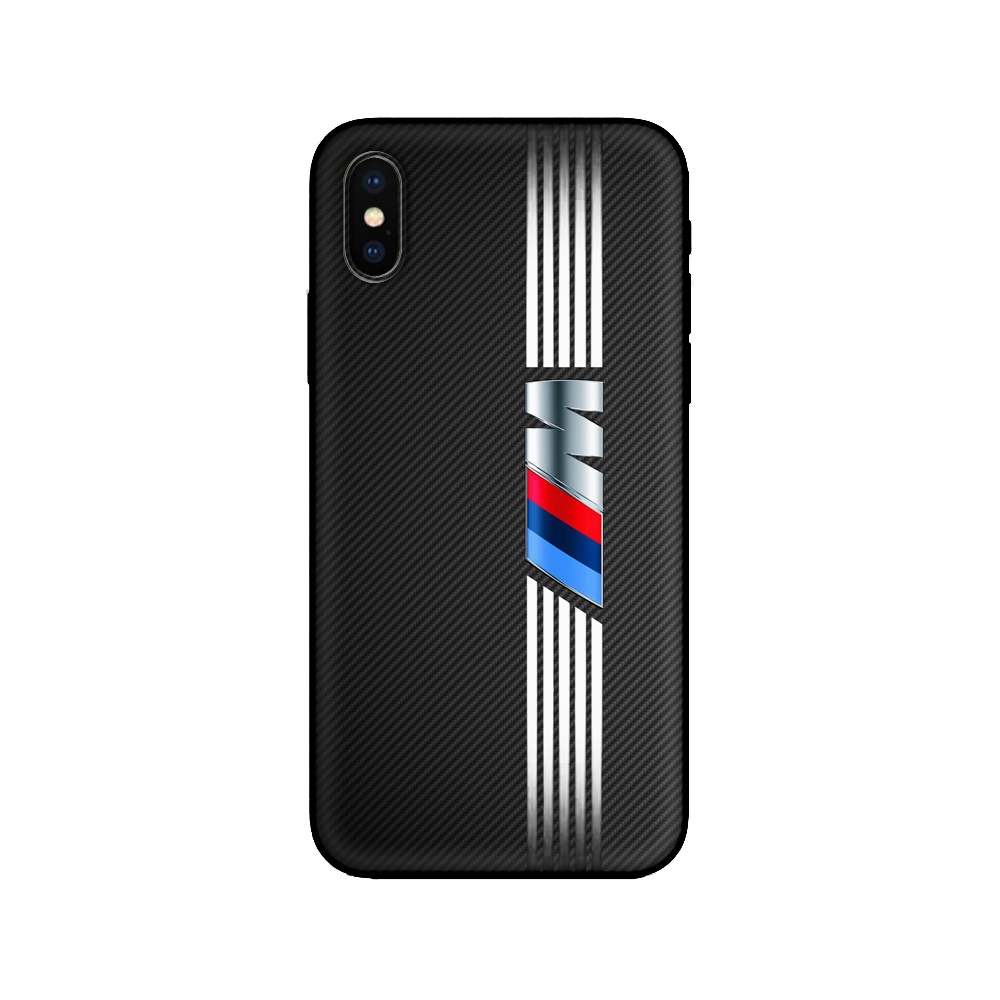 Ốp Điện Thoại Tpu Dẻo Màu Đen In Hình Xe Hơi B-bmw M Sọc M Cho iphone X XS XR Max