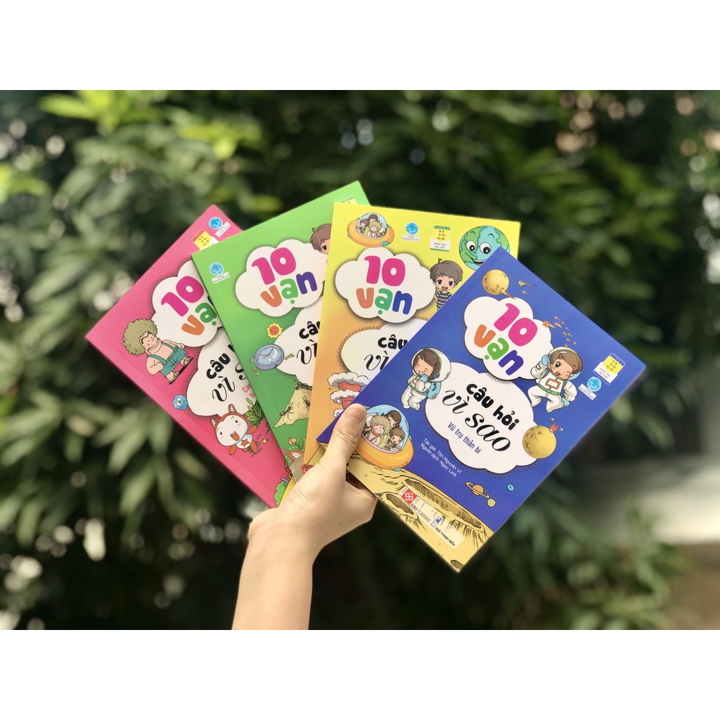 SÁCH - Combo 10 vạn câu hỏi vì sao - Vũ trụ - Trái đất 4T (Có bìa áo)