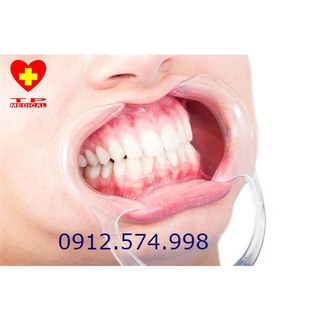 Banh miệng nhựa chữ C dùng trong nha khoa