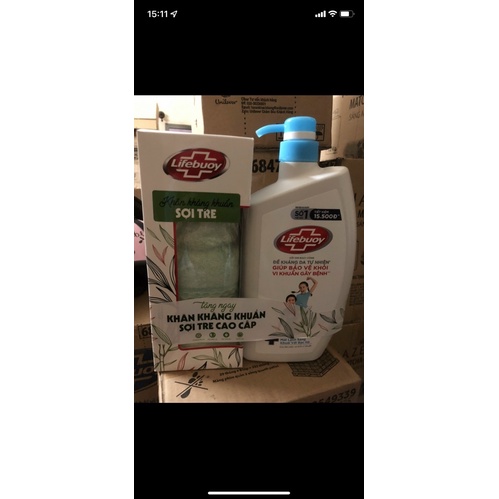 Sữa Tắm Lifebuoy 800gr tặng khăn hoặc sữa tắm tùy theo đợt công ty khuyến mãi
