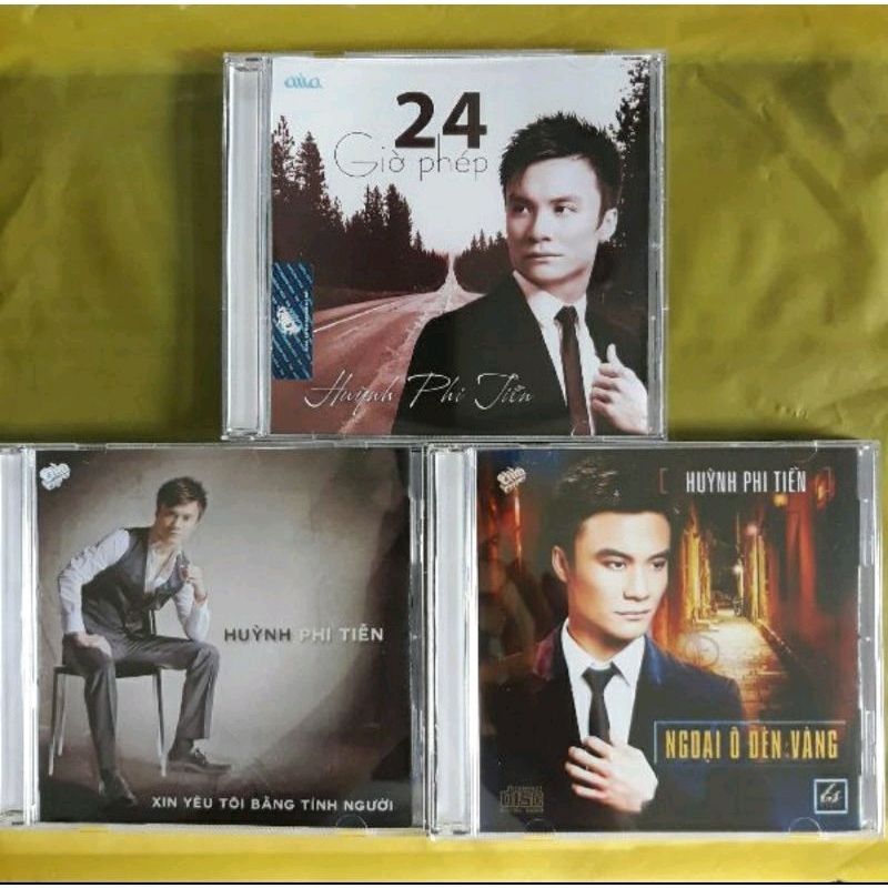 Bộ 3 cd Huỳnh Phi Tiễn phono