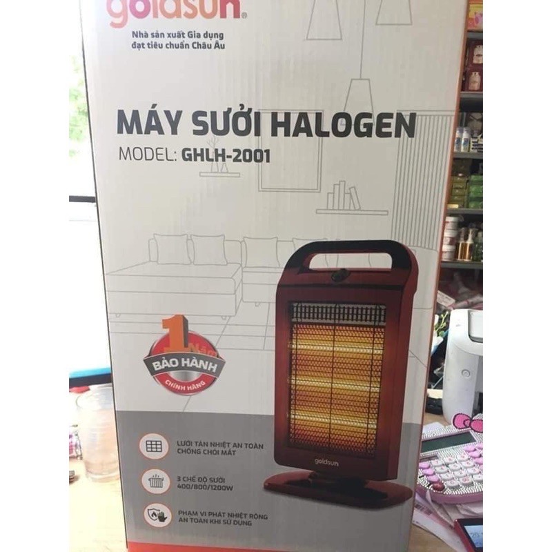 Quạt sưởi/máy sưởi Halogen Sunhouse SHD7014