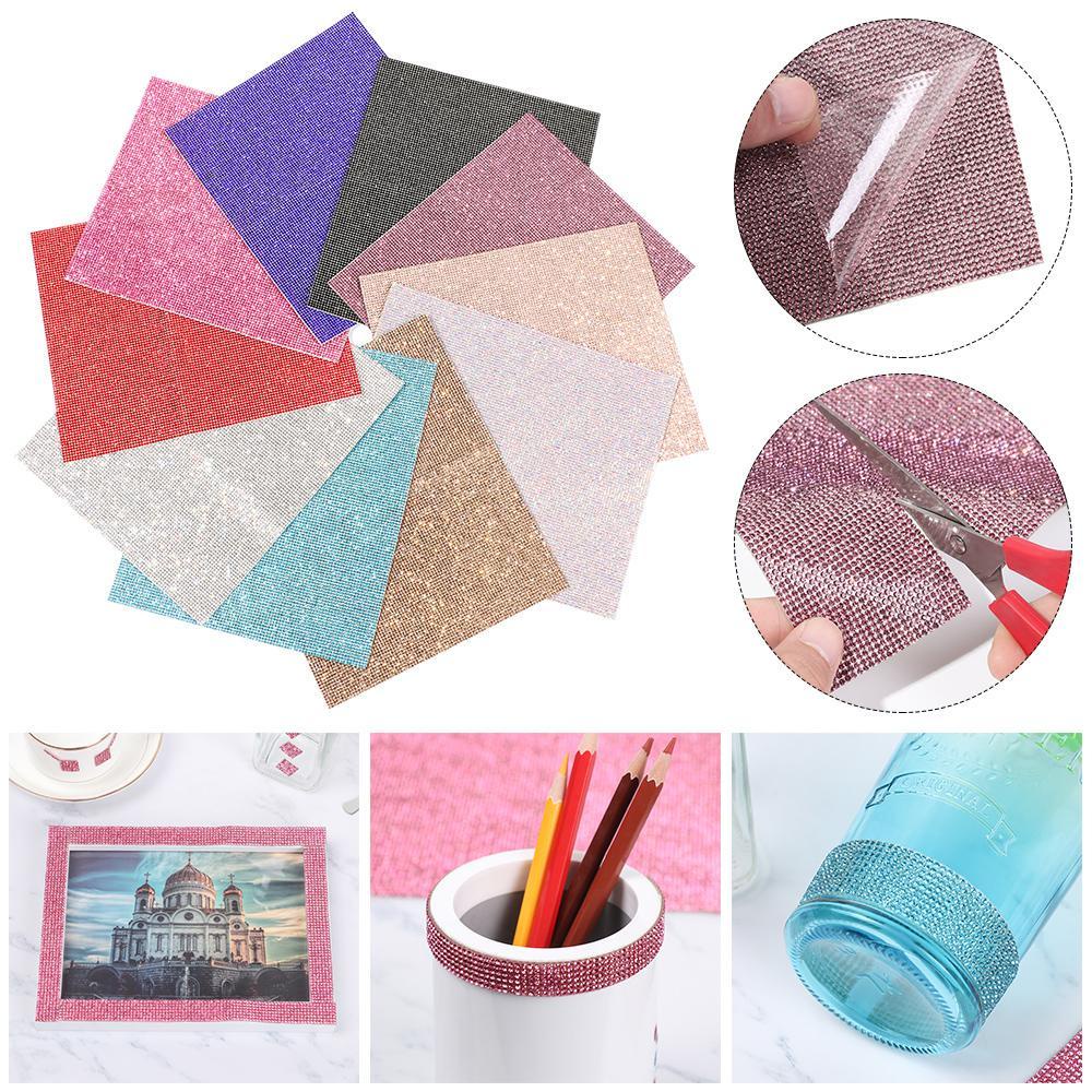 1 Tấm Dán Tự Dính Trang Trí Nhà Cửa Họa Tiết Lấp Lánh Bắt Mắt