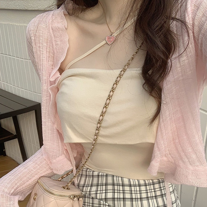 Áo Khoác cardigan Dệt Kim Mỏng Chống Nắng Thời Trang Mùa Hè Cho Nữ