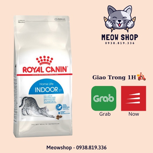 [ Chính Hãng ] Hạt Royal Cannin Indoor 27 - Thức ăn cho mèo trưởng thành