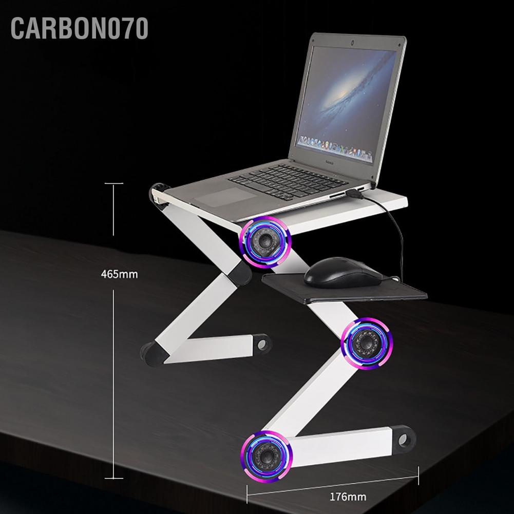 Carbon070 Chân đế máy tính xách tay có thể điều chỉnh công thái học Máy Riser cho Văn phòng tại nhà Du lịch