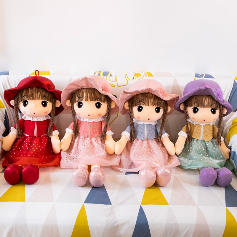 [ Free ship] Gấu Bông - Búp Bê Nhiều Màu Chó Bé Thỏa Sức Khám Phá