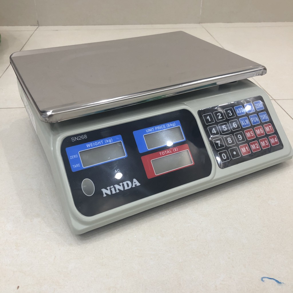 Cân điện tử NiNDA SN268 cân tối đa 30kg- Hàng Chính Hãng