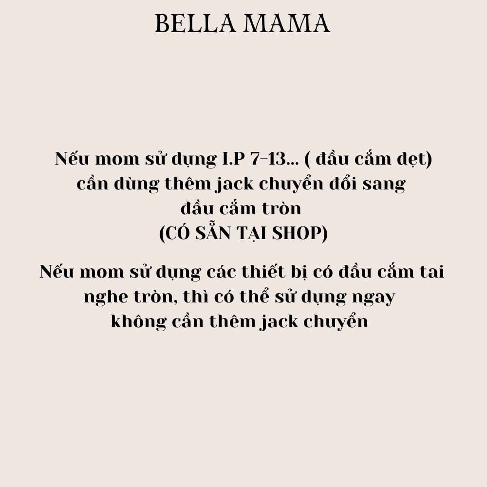 Tai Nghe Thai Giáo Mẹ Bầu Chính Hãng Music Kid Giúp Con Thông Minh Phát Triển Não Bộ Bella Mama (TẶNG KÈM LIST NHẠC)