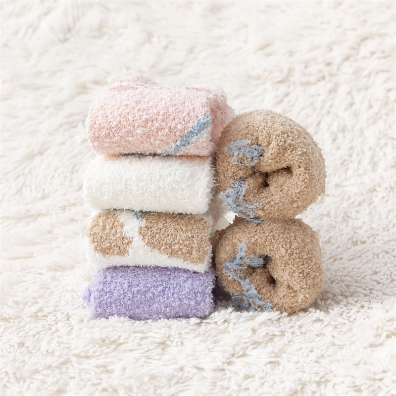 Vớ cotton siêu mềm giữ ấm hình động vật hoạt hình thời trang hàn quốc