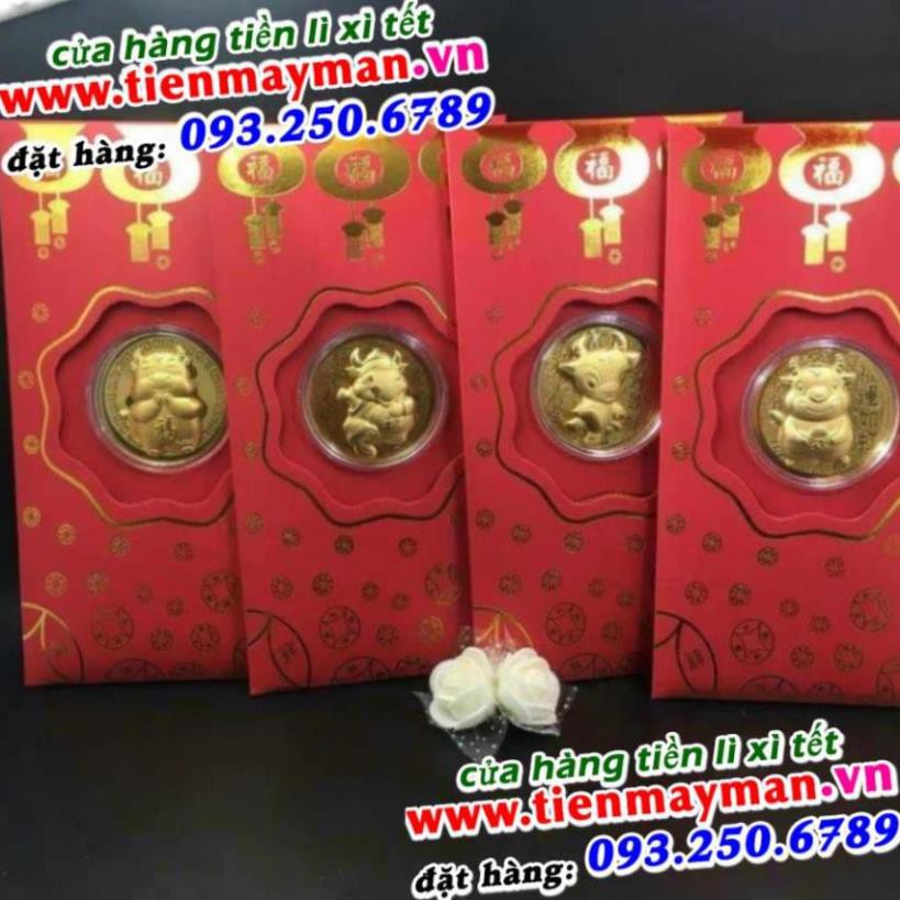 [SHOPEE TRỢ GIÁ] Bao Lì Xì Thần Tài May Mắn Cát Tường – Quà Tết Ý Nghĩa 2021 - Lì Xì Trâu Vàng