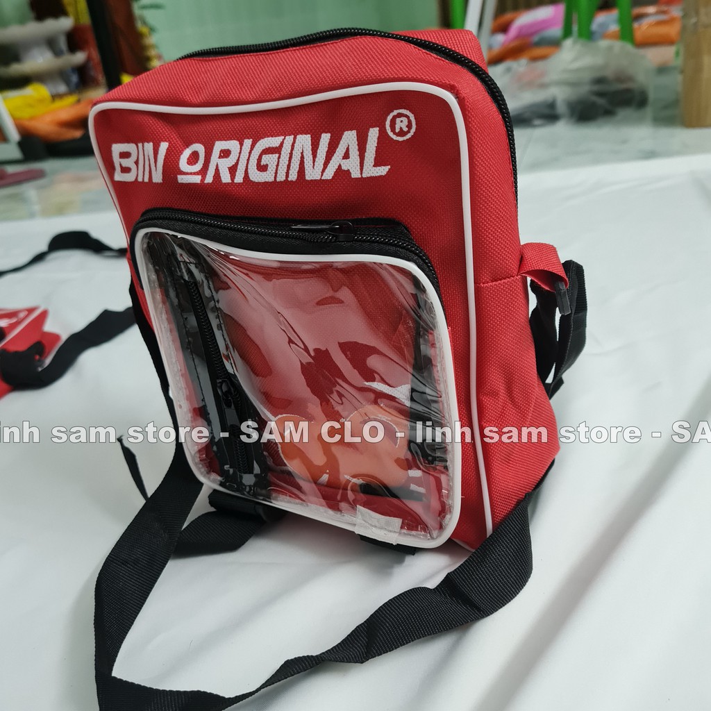 Túi xách đeo chéo nữ kiểu dáng mini bag thời trang canvas khóa kéo hai ngăn mặt gương trong suốt BIN ORIGINAL ĐẦU MÈO | BigBuy360 - bigbuy360.vn
