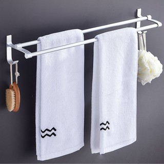 Giá để khăn - kệ nhà tắm - kệ phòng tắm 2 thanh 60cm - kệ phòng tắm rre0478