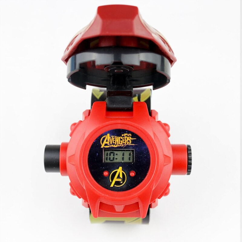 Đồng hồ điện tử đeo tay chiếu 24 hình 3D Projector Watch người sắt Iron Man Avengers