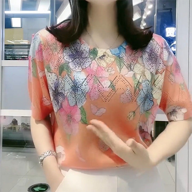 Áo Thun Ngắn Tay plus size Thời Trang Mùa Hè Hàn Quốc Dành Cho Nữ