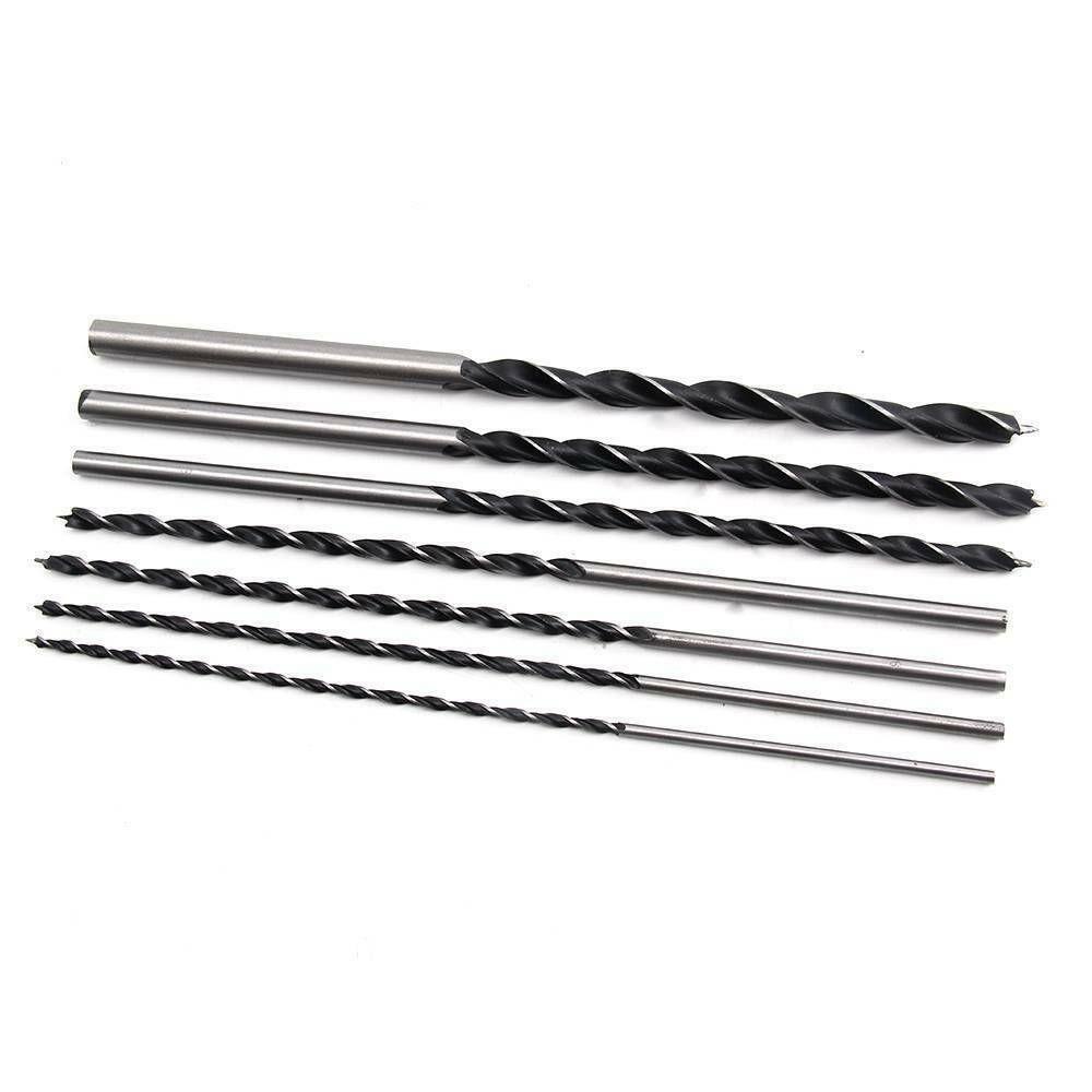 Bộ 7 Mũi Khoan Xoắn Ốc 4 / 5 / 6 / 7 / 8 / 10 / 12MM Cắt Gỗ