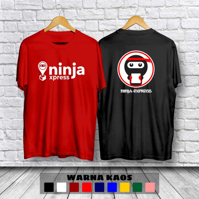Áo Thun Ngắn Tay In Chữ Ninja Express Thời Trang