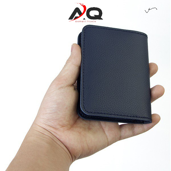 Ví Mini Nam Nữ Da Công Sở Để Thẻ ATM Card Visit Tiền Mặt | Bóp Da Đẹp- AQ STORE