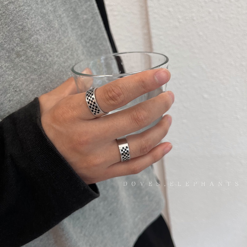 Nhẫn Bản Rộng 19A1275 Thời Trang Mới Cho Nam Và Nữ