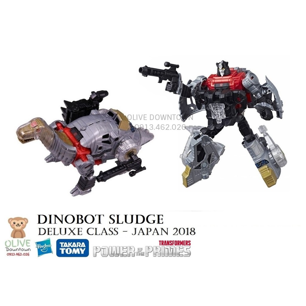 🔋 Dinobot SLUDGE đầy đủ phụ kiện - Transformers Power of The Primes phiên bản 2018