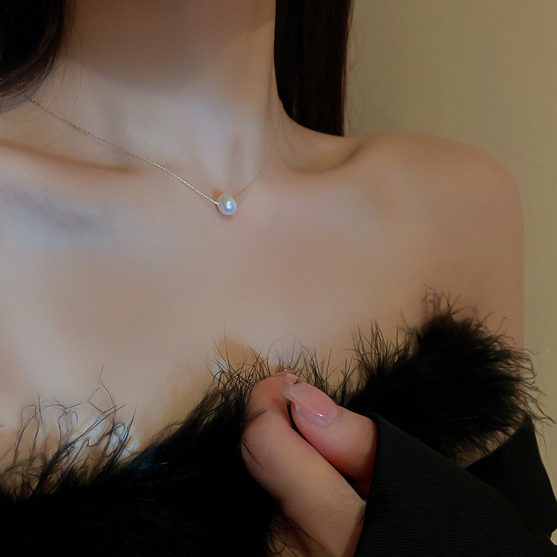 Vòng cổ Chuỗi Hạt Ngọc Trai Nhân Tạo Đơn Giản Thời Trang Cho Nữ