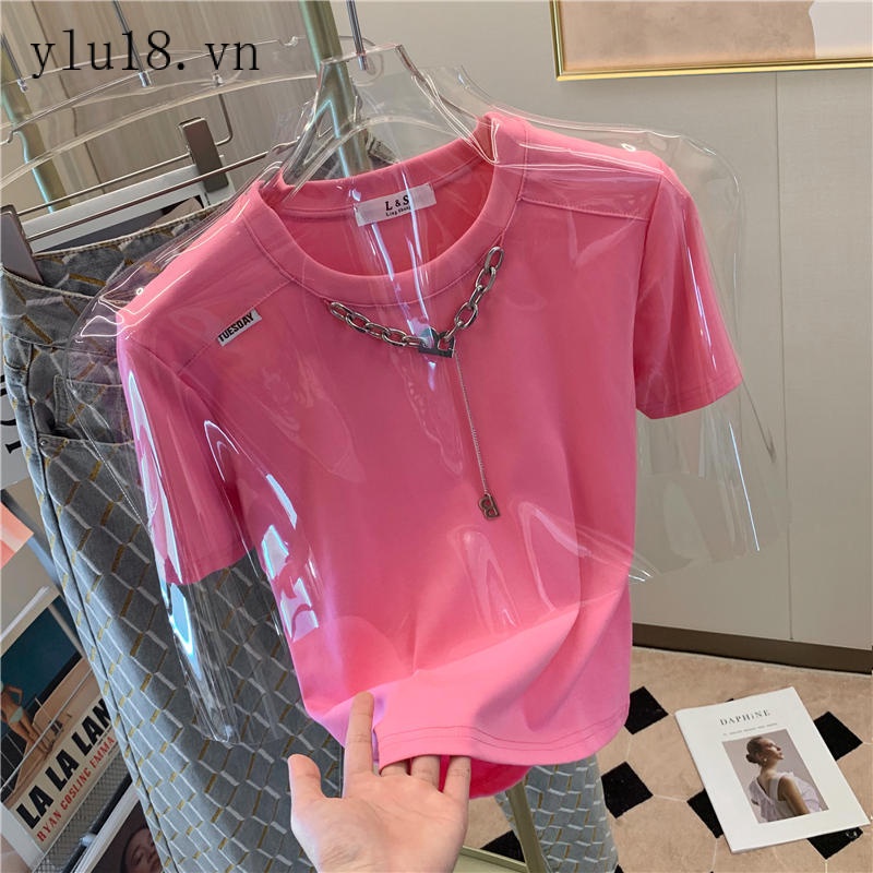 Áo Thun Cotton Nguyên Chất Tay Ngắn Phong Cách Mới Mùa Hè 2022