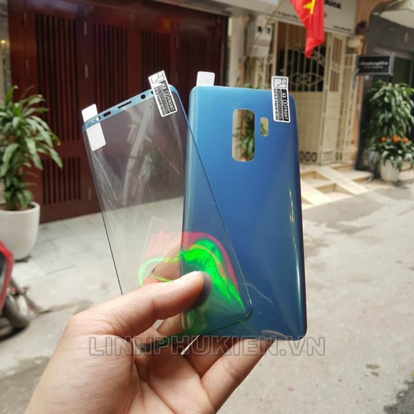 Dán Film 3D Cường lực dẻo chống vỡ Full màn hình Samsung Galaxy S9 Plus