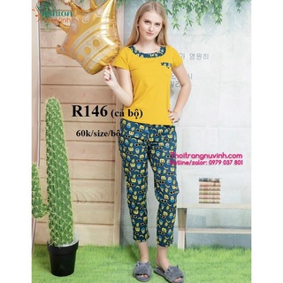 Rập thiết kế bộ mặc nhà MS R146