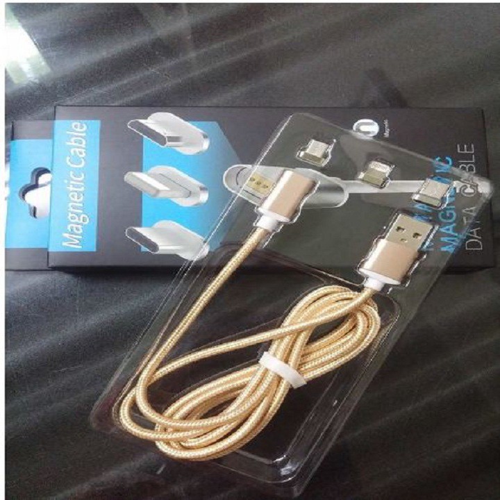 Cáp Sạc Nam Châm Từ Tính Magnetic Cable (Vàng)