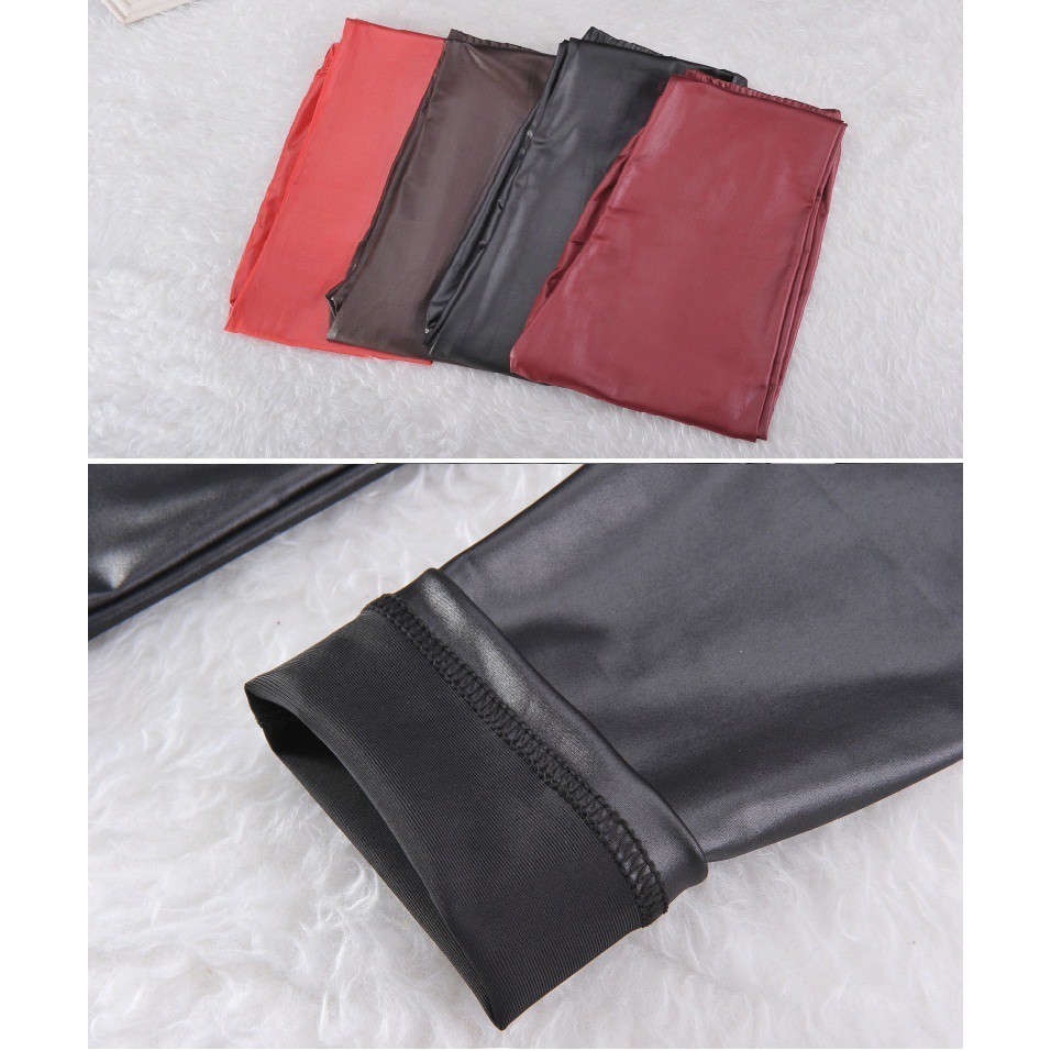 Xả kho- Quần legging da PU co giãn 4 chiều (phù hợp 45-60kg) | BigBuy360 - bigbuy360.vn